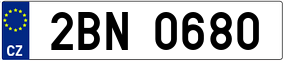 Truck License Plate